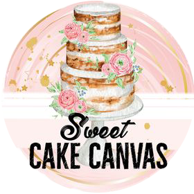 sweet cake canvas